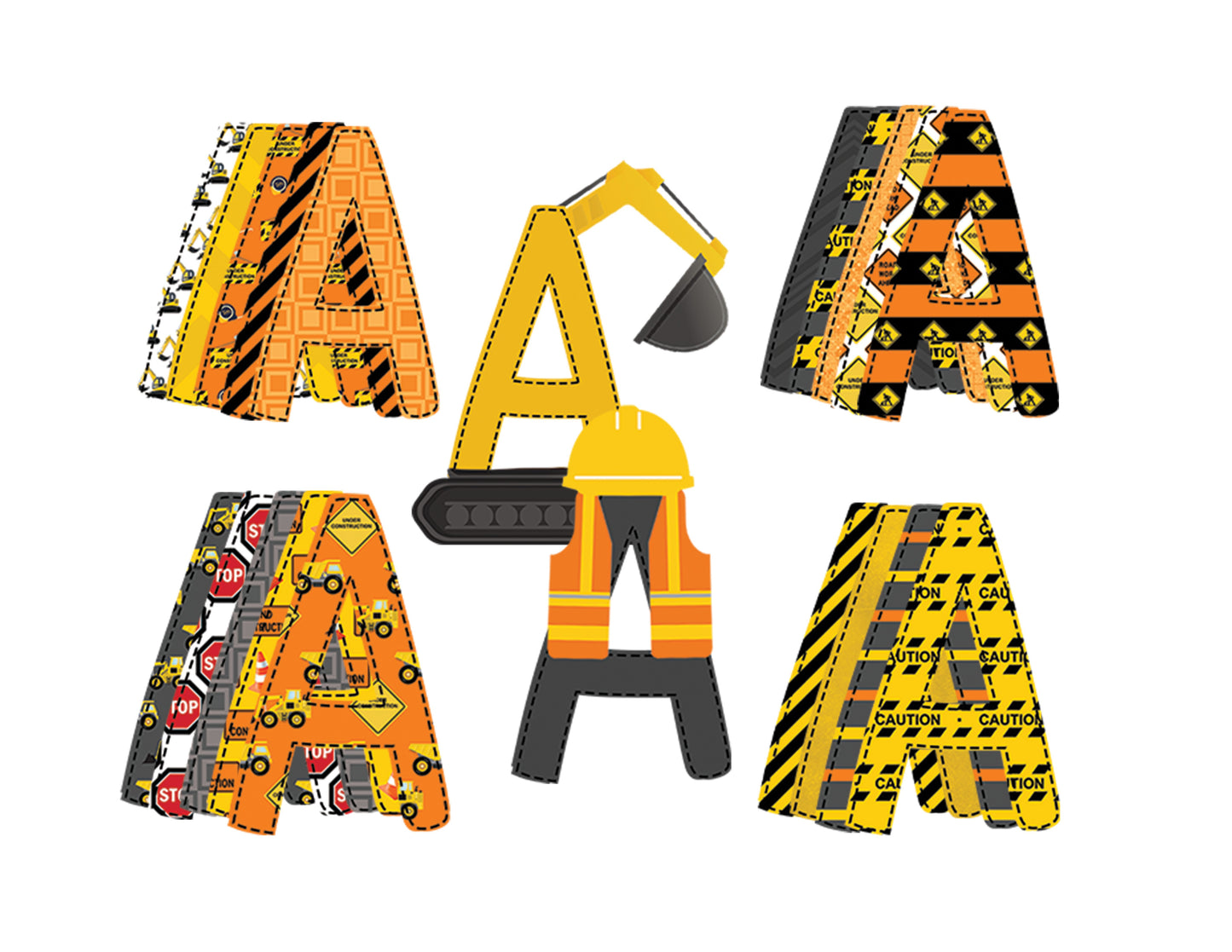 Construction Alpha Font