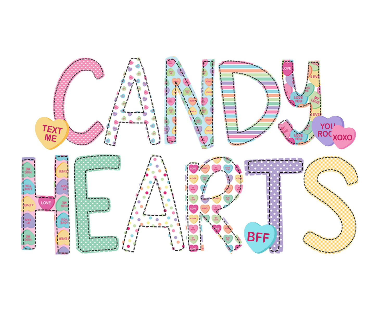 Conversation Candy Heart Alpha