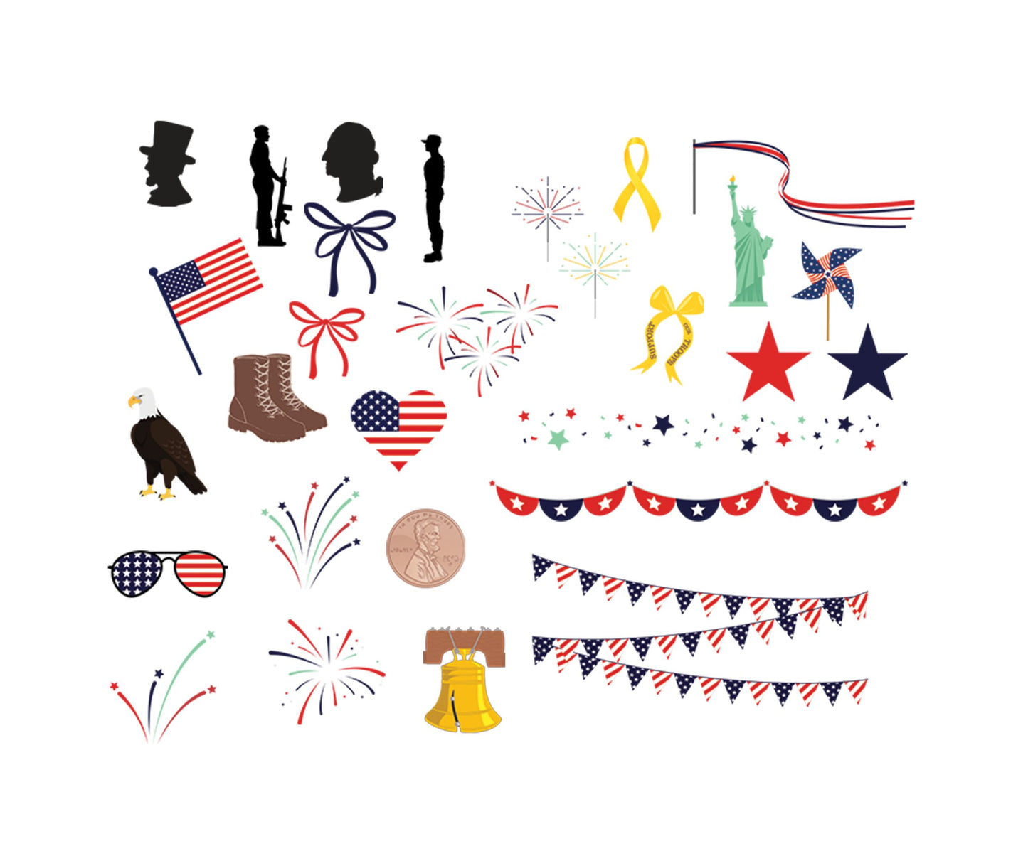 Patriotic Alpha Font
