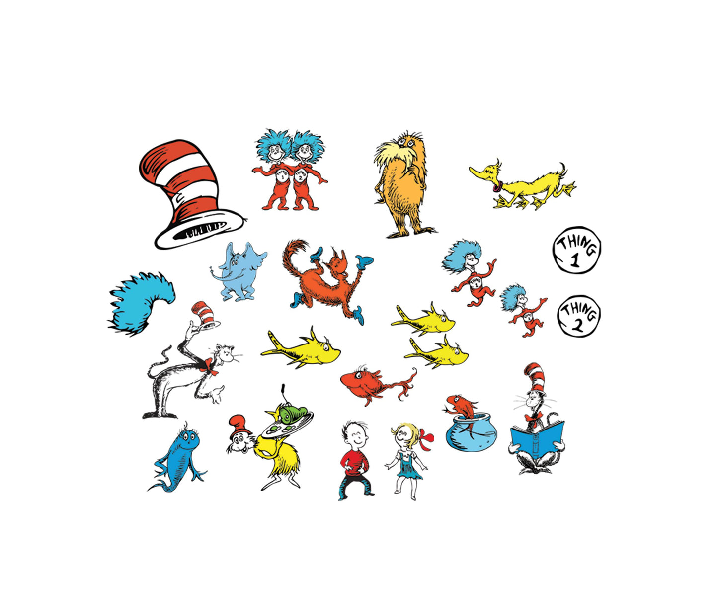 Read Across America PNG Alpha Font