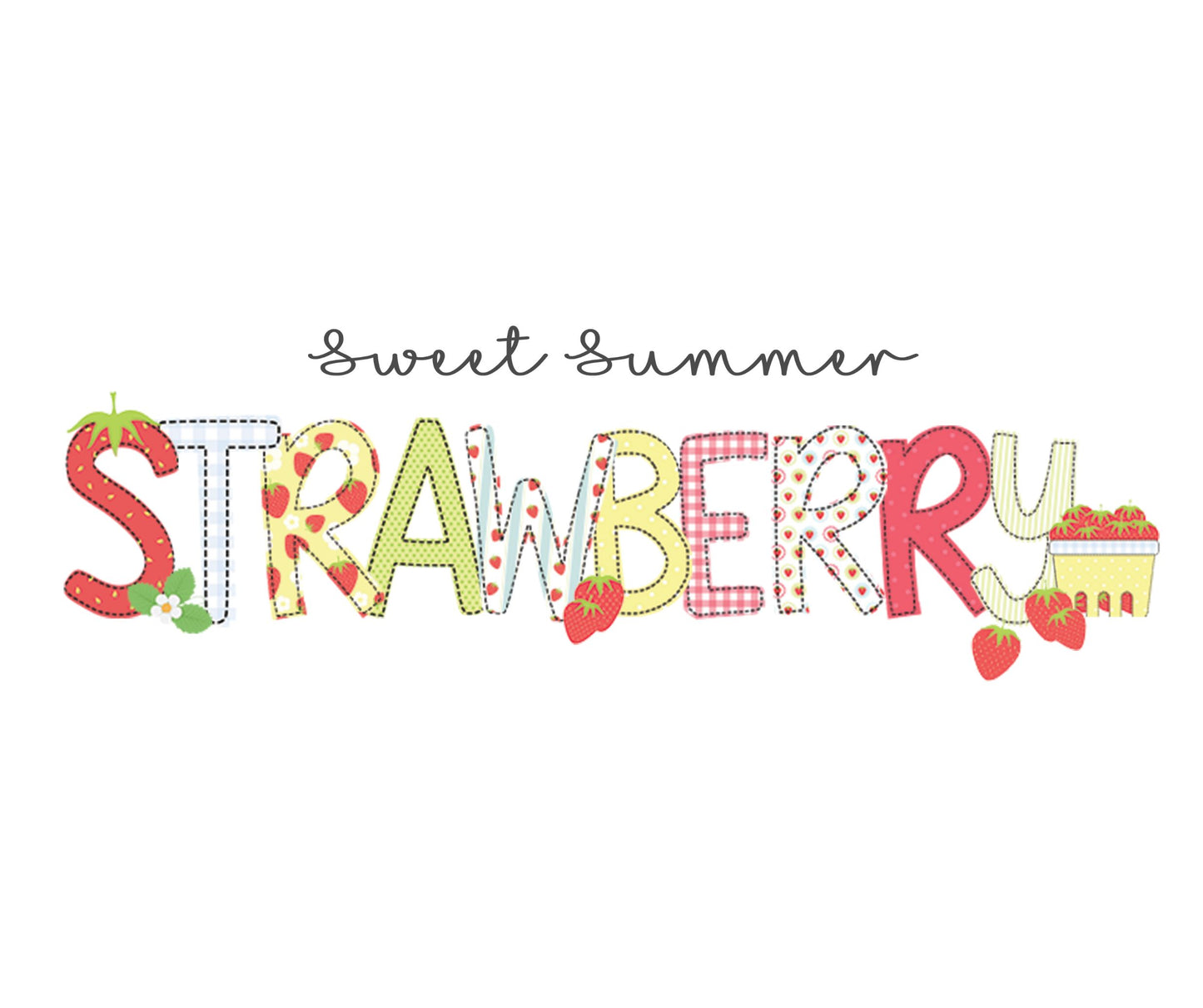Strawberry Alpha PNG Font