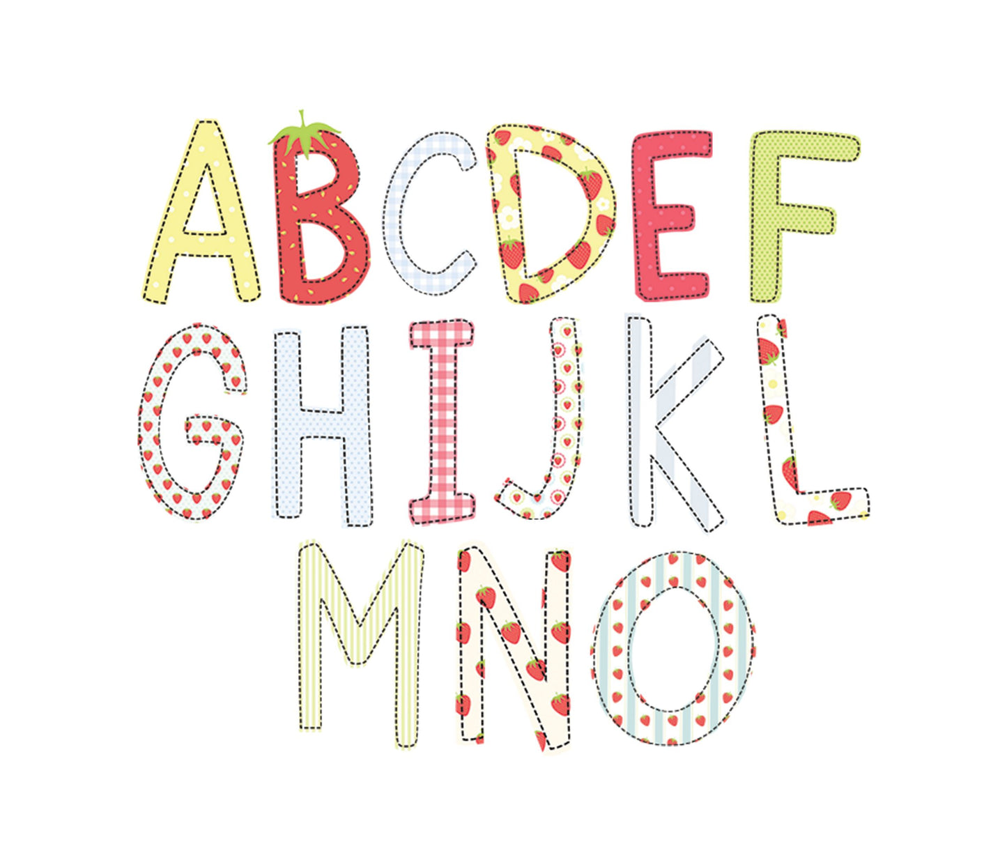 Strawberry Alpha PNG Font