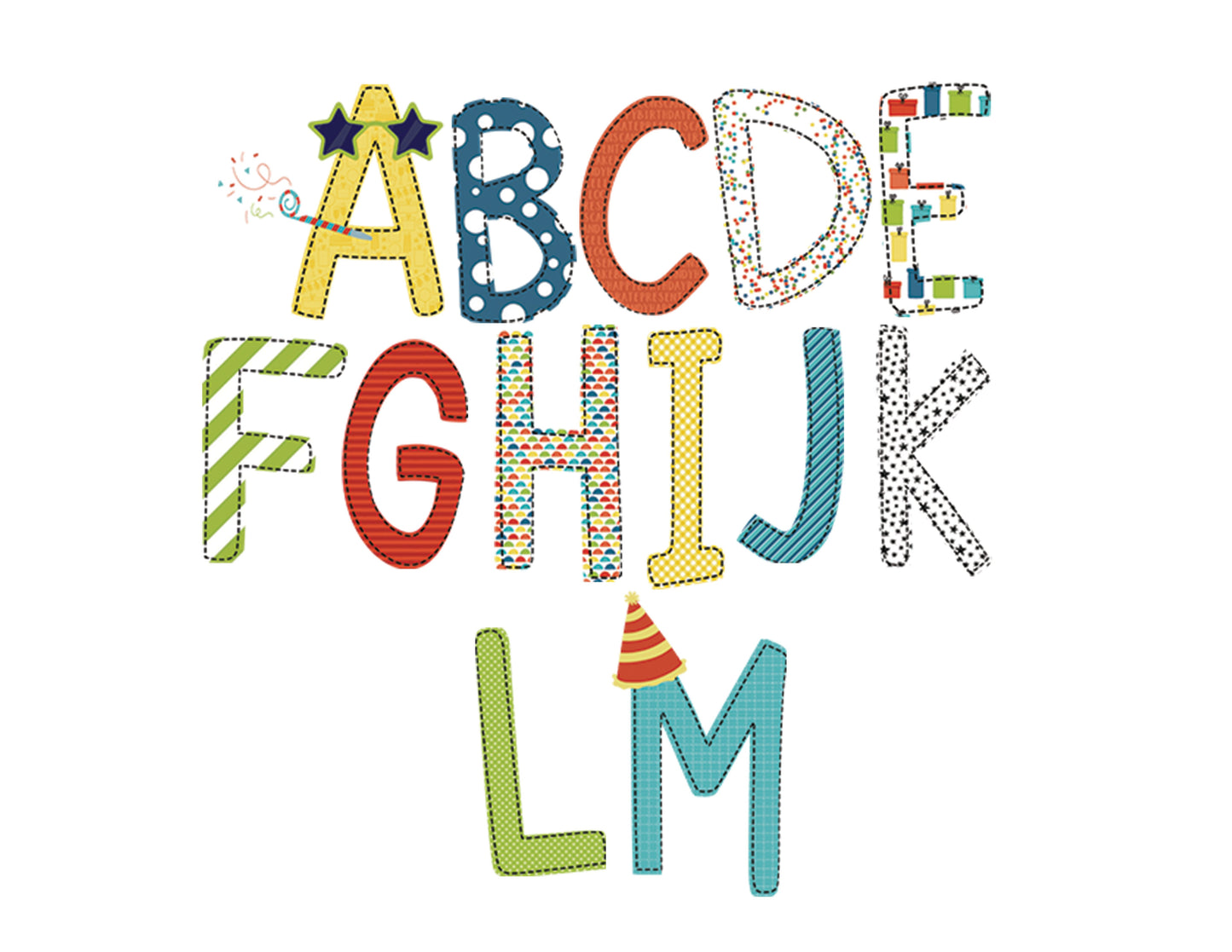 Birthday Kid Alpha Font