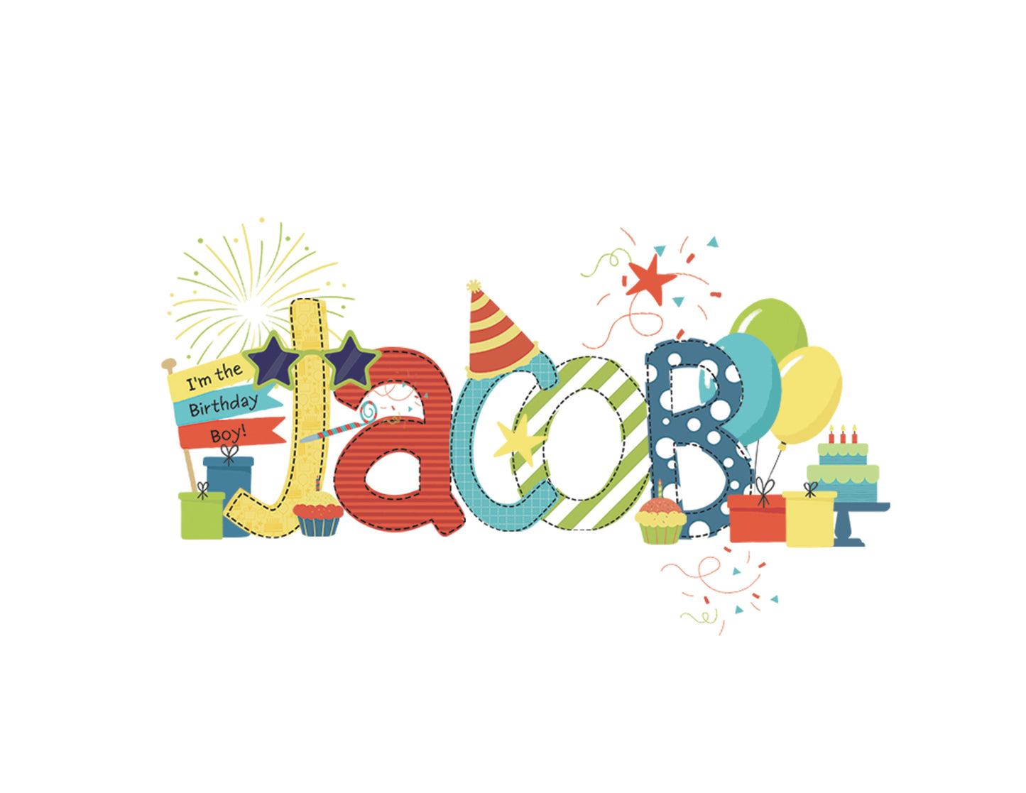 Birthday Kid Alpha Font